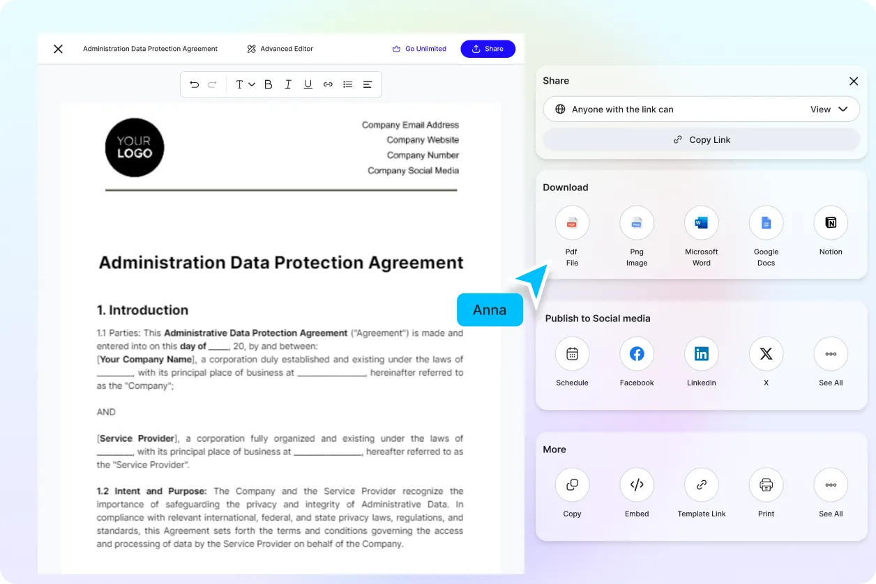 Free AI Protection Agreement Generator, Free Protection Contract Maker Online